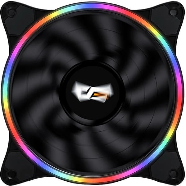 Kasë ventilatori Darkflash D1, 120x120 mm, LED RGB, e zezë