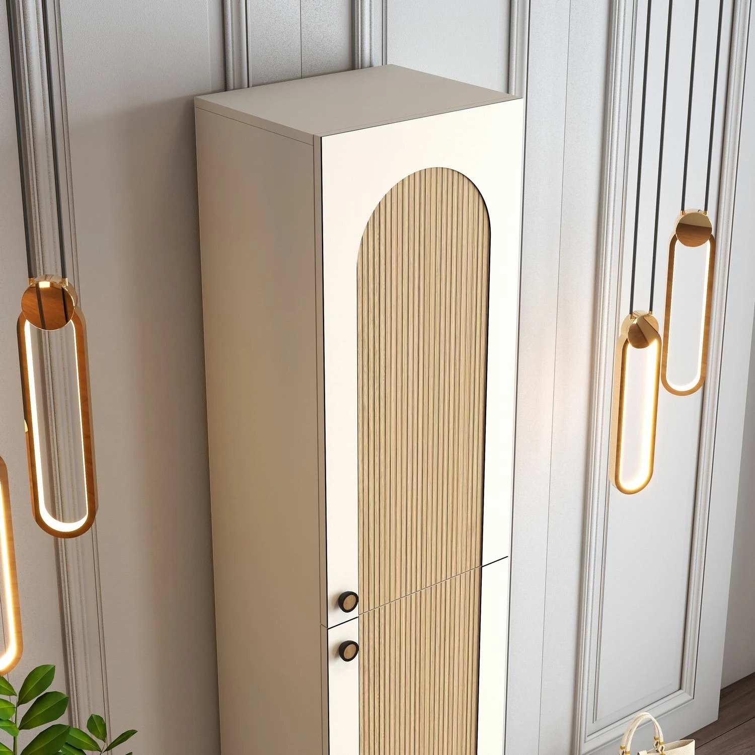 Stendë korridori Skye Decor, Palermo L, krem dhe lis