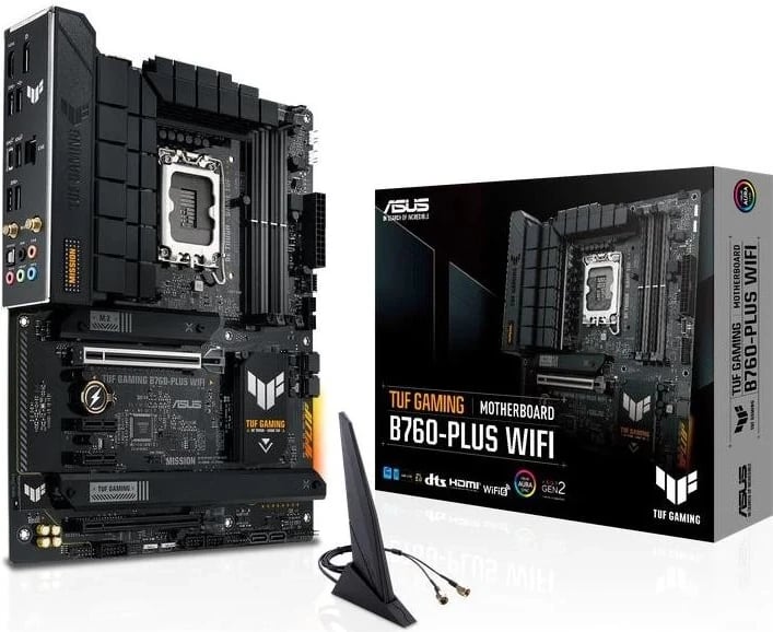 Pllakë amë Asus TUF GAMING B760-PLUS WIFI, Socket 1700, ATX
