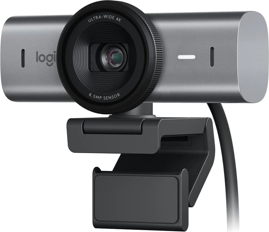 Webcam Logitech MX Brio, 4K, 3 mikrofona, USB Type C, Grafit