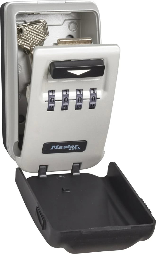 Kasafortë elektronike për çelësa Master Lock 5425EURD, montim në mur, gri