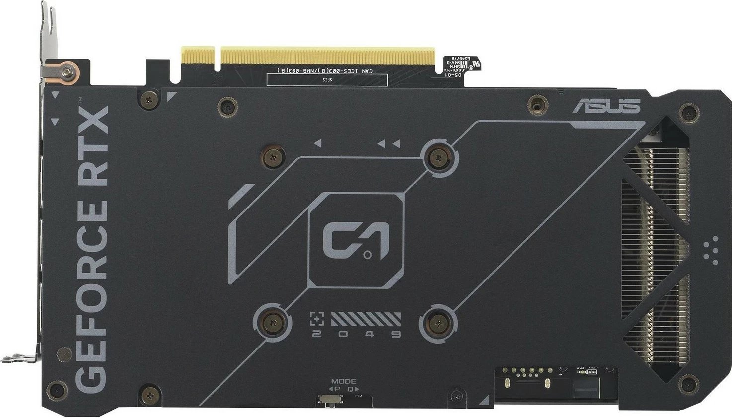 Kartelë grafike ASUS GeForce RTX 4060 Ti DUAL 16GB OC EVO DLSS 3, e zezë