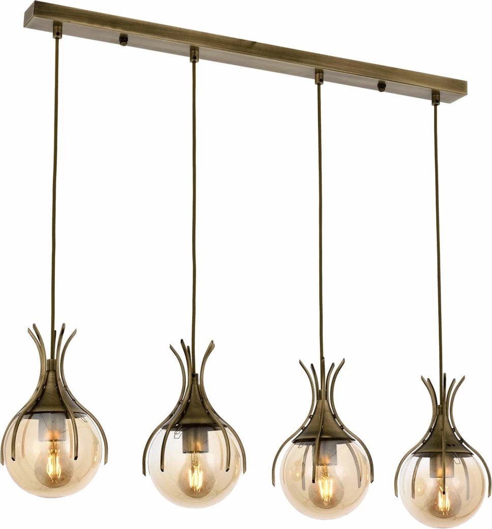 Llambadar Opviq, AV-1766-4EY, ngjyrë antike, 4 llampa