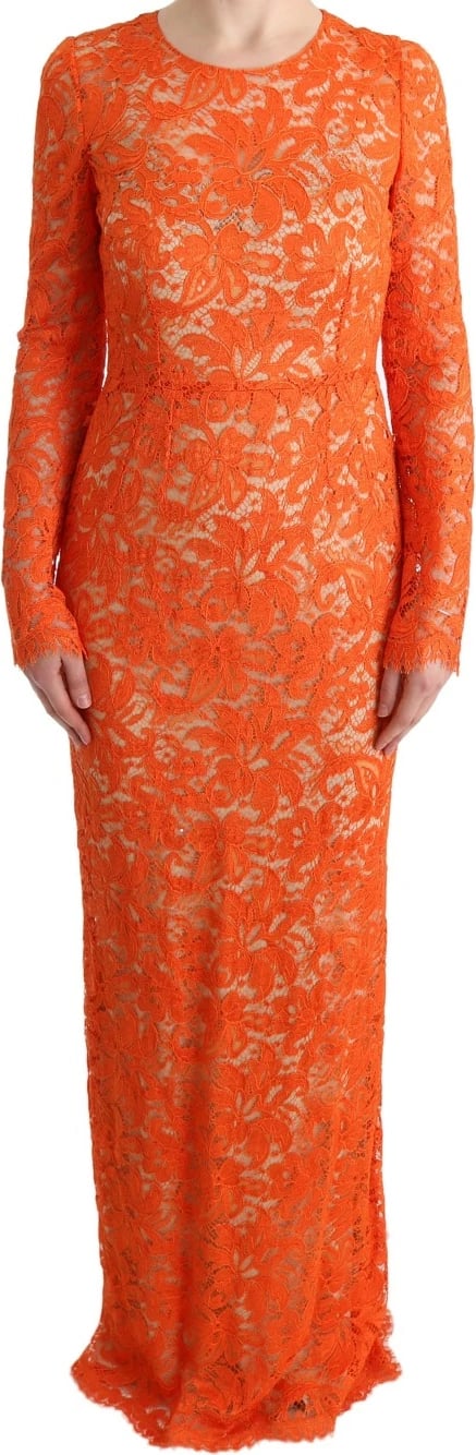 Fustan për femra Dolce & Gabbana, i portokalltë