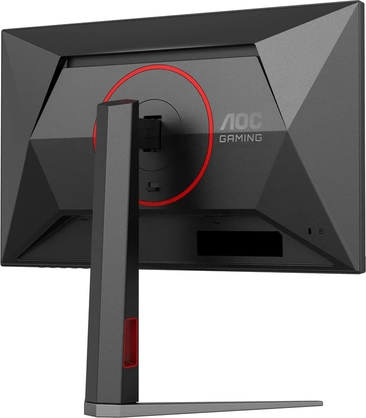 Monitor gaming AOC 24G4HA, 23.8", Full HD, LED, i zi me të kuqe