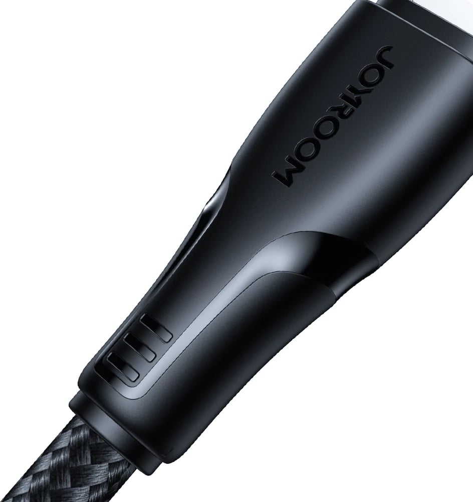 Kabllo Joyroom Surpass Series A11 S-UC027A11B1, USB-A në USB-C, 0.25 m, 3 A, USB 2.0 480 Mbps, najlon i gërshetuar, e zezë