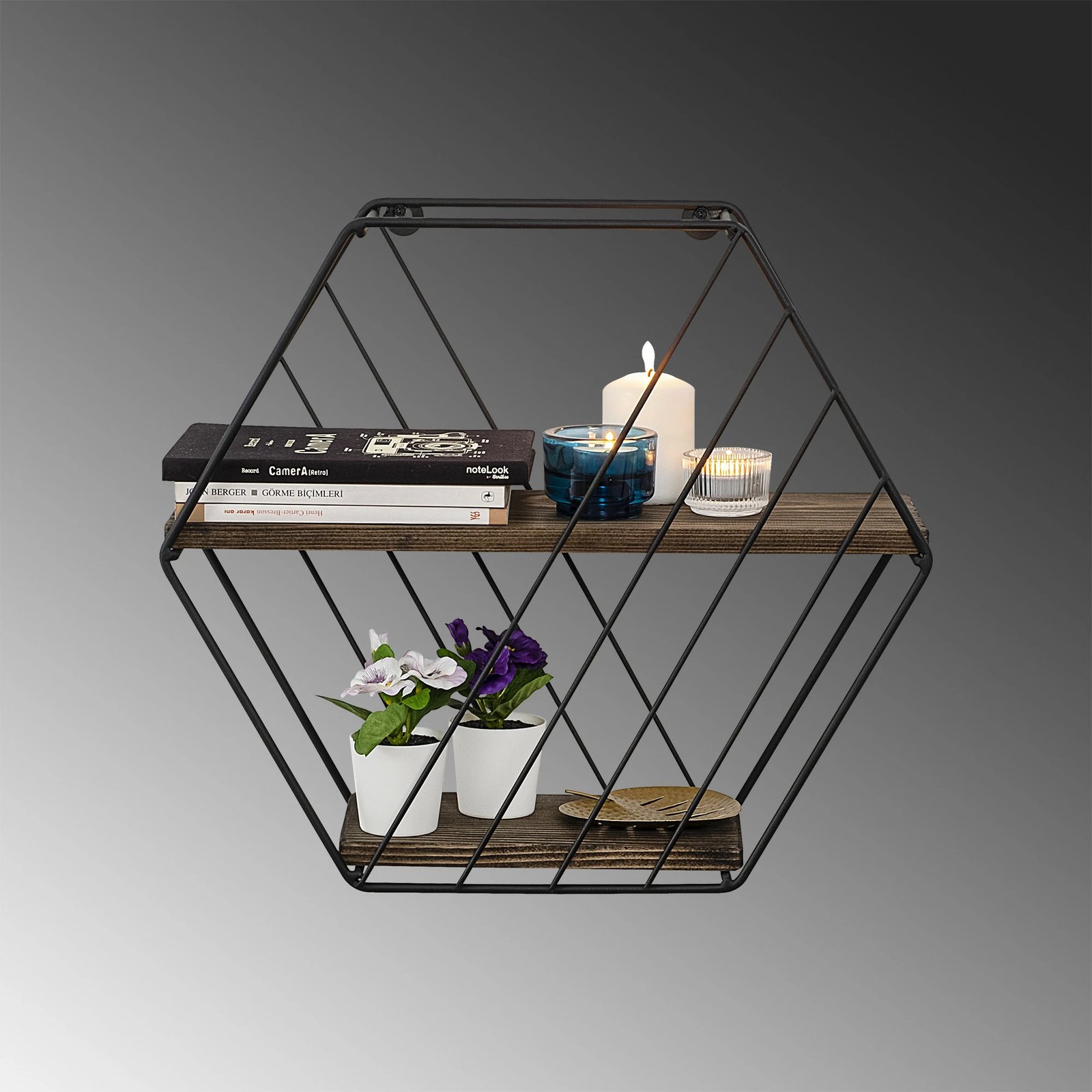 Raft muri Hanah Home, Liliales, ngjyrë e zezë dhe arre e errët