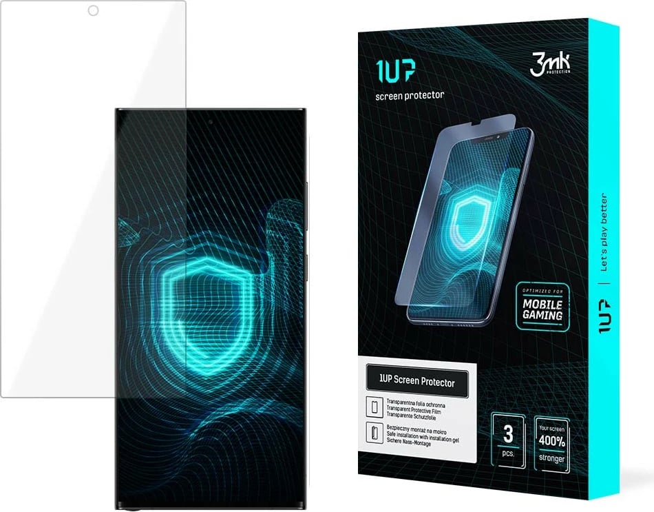 Mbrojtëse ekrani 3mk Protection 1UP për Samsung Galaxy S23 Ultra, për lojëra mobile