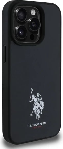 Mbështjellës U.S. Polo Assn. USHCP15XPGEK për iPhone 15 Pro Max 6.7", lëkurë ekologjike, e zezë Mbështjellës U.S. Polo Assn. USHCP15XPGEK për iPhone 15 Pro Max 6.7", lëkurë ekologjike, e zezë
