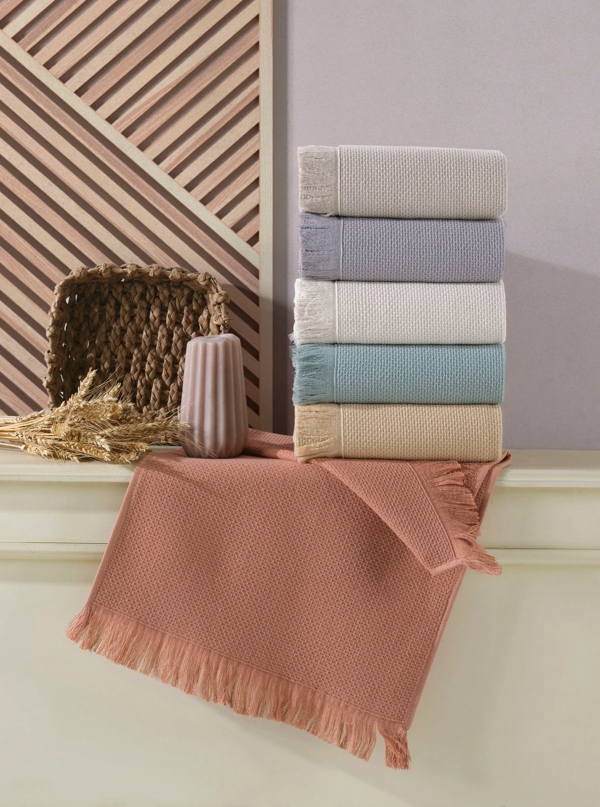 Set peshqirësh për larje (6 copë), Mijölnir, Mia, ngjyra të ndryshme