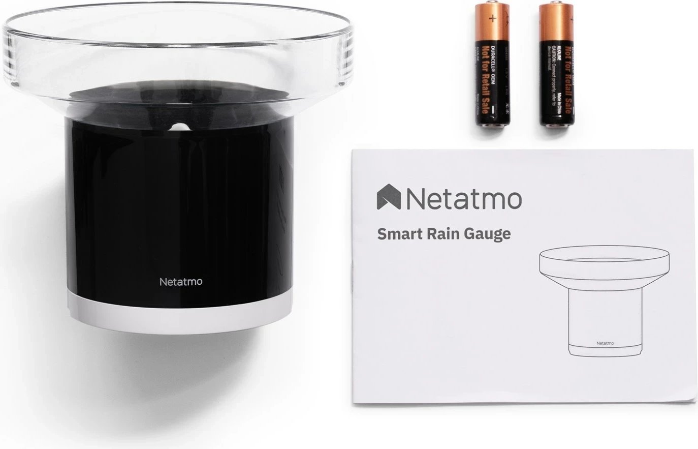 Stacion moti Netatmo Smart Home me matës shiu, Argjendtë