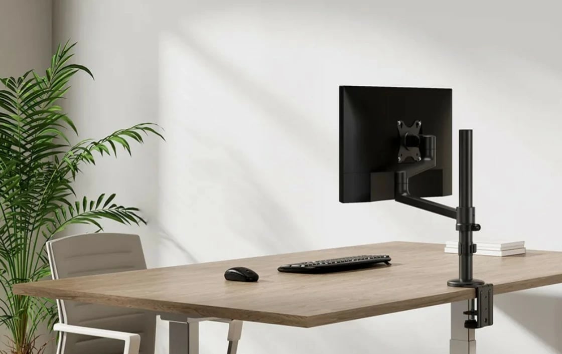 Mbajtëse monitori Neomounts DS60-425BL1, për tavolinë, 17-27", e zezë