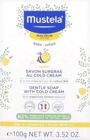 Sapun i butë Mustela Gentle Bath Soap me Cold Cream për bebe, 100g