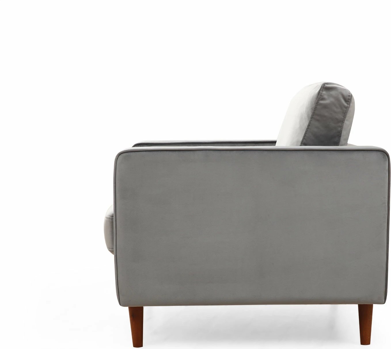 Karrige krahu Rome, ngjyrë gri e çelët, Atelier del Sofa