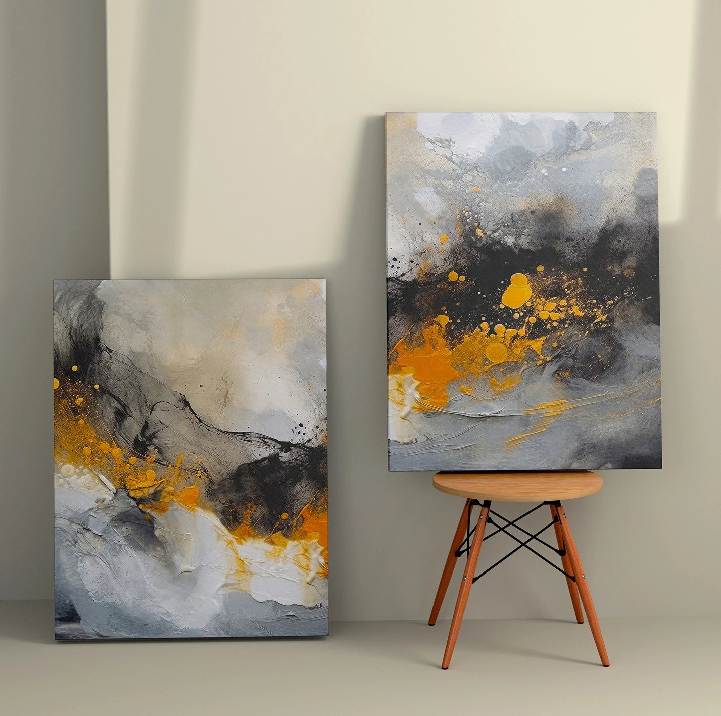 Pikturë dekorative në kanavacë (2 copë), Wallity, 2KNV4381, 50x70cm