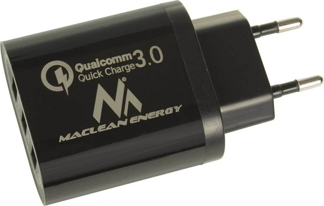 Karikues rrjeti Maclean MCE479B, 3xUSB, Quick Charge 3.0, Zi
