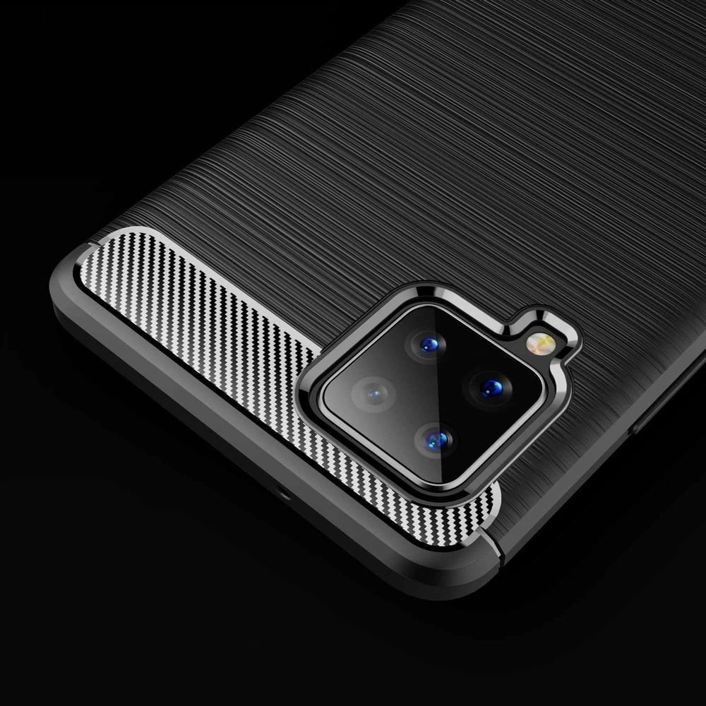 Mbështjellës Hurtel Carbon Case për Samsung Galaxy A42 5G, TPU, Blu