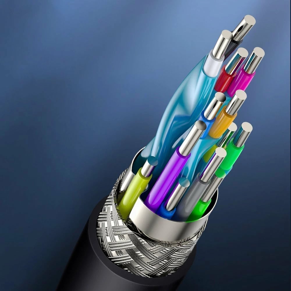 Kabllo HDMI Baseus CAKGQ-B01, 2m, 4K, 60Hz, e zezë