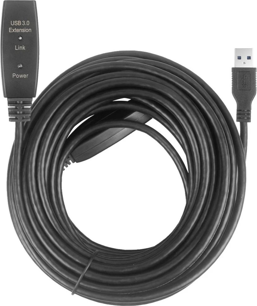 Kabllo zgjatues USB 3.0 TB, 15 m, e zezë