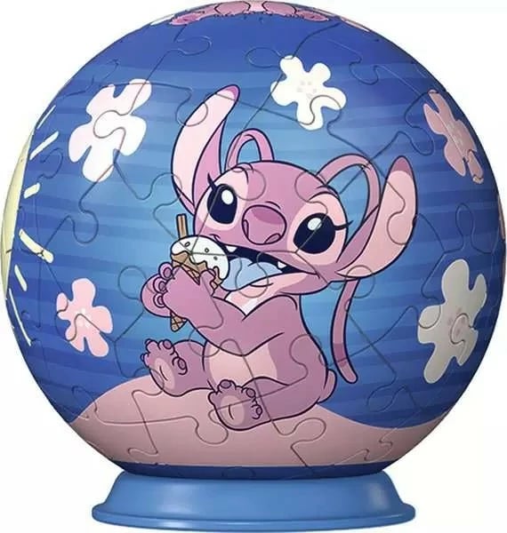 Puzzle 3D Ravensburger Lilo & Stitch, 54 pjesë, plastik, 7.5 cm