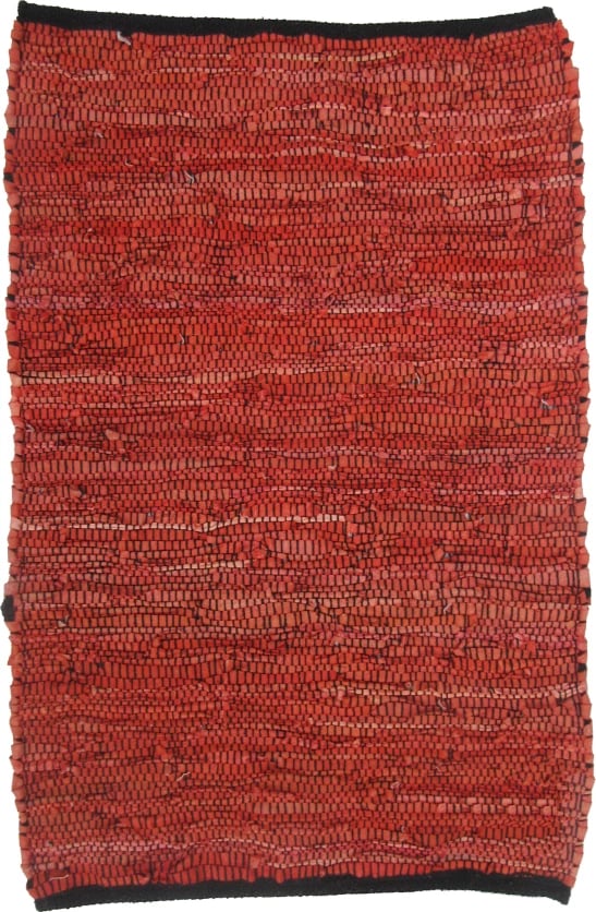 Qilim MAROCCO, lëkurë, portokalli, 60x90cm