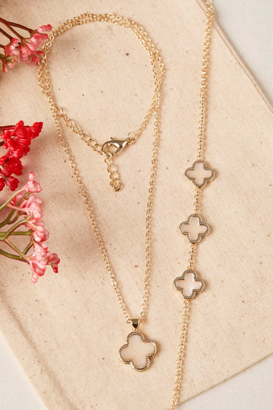 Set varëse dhe byzylyk metalik Elika, ngjyrë ari, CSET9833