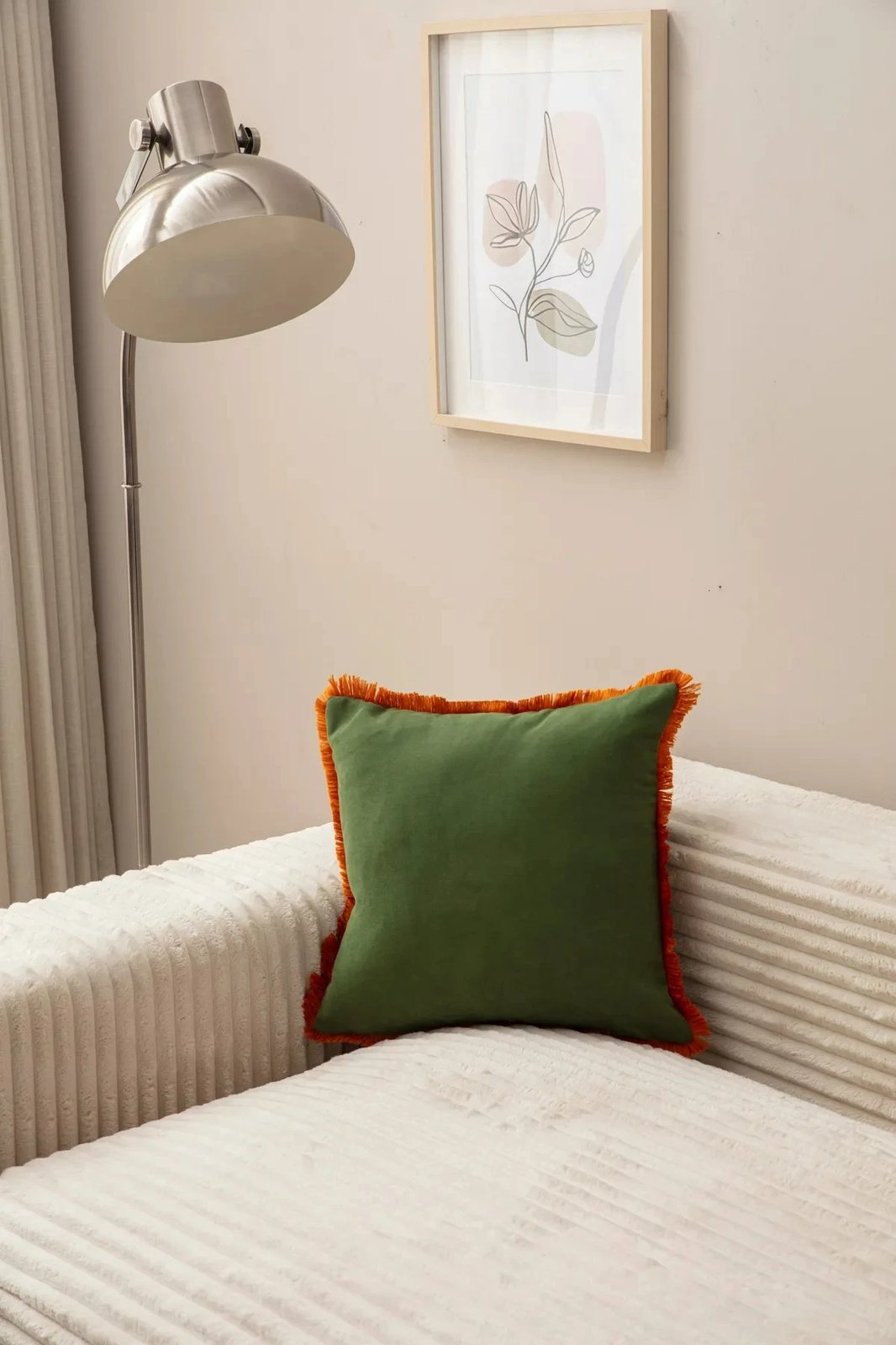 Jastëk mbulesë, ngjyrë e gjelbër, Evila Originals, 43x43cm