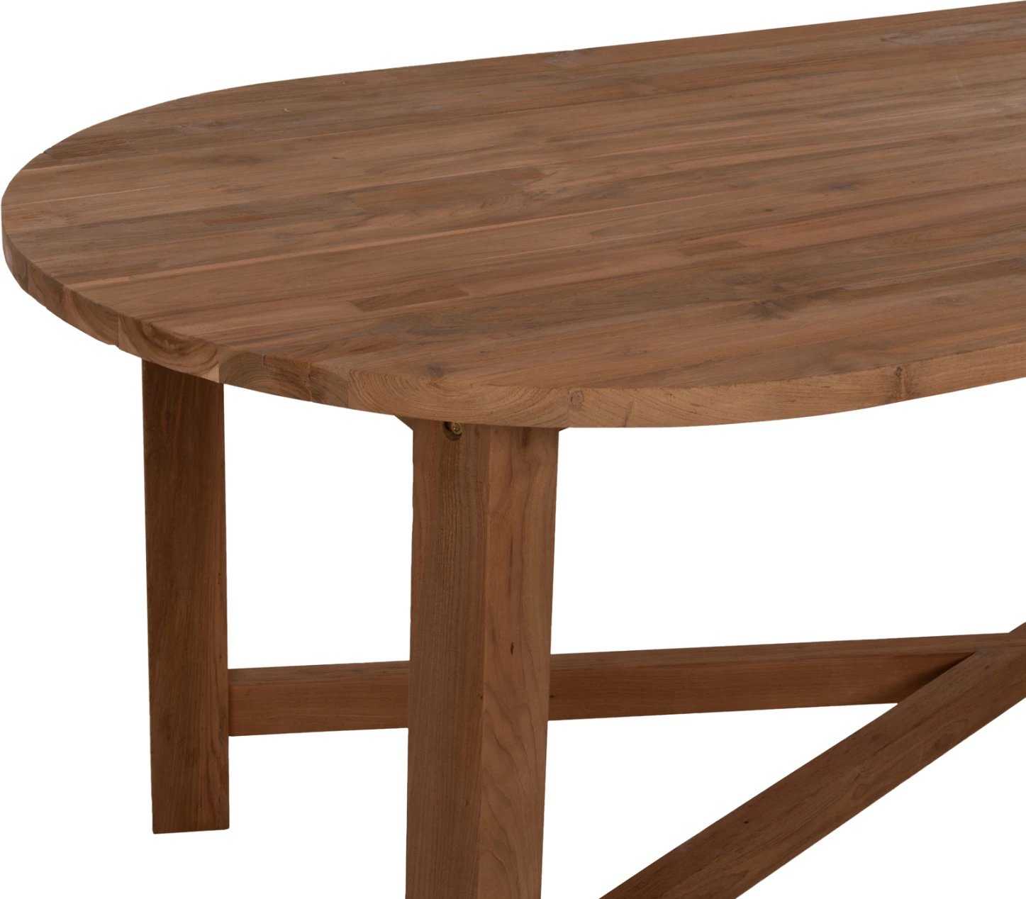 Tavolinë ngrënie KUTAI FH9640 dru TEAK i ricikluar ngjyrë natyrale 200x90x75 cm