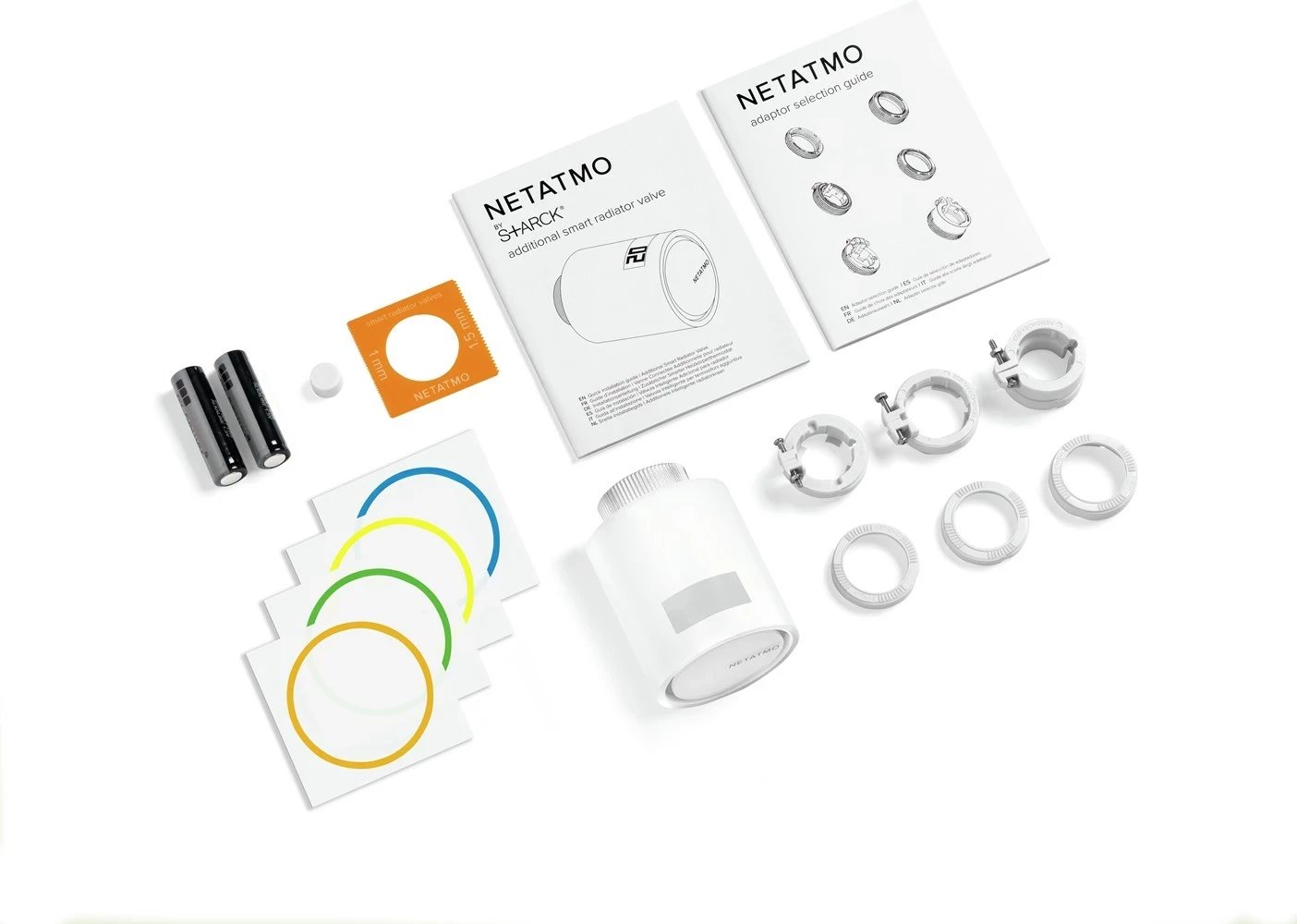 Valvulë radiatorike e mençur Netatmo NAV-EN, Bardhë