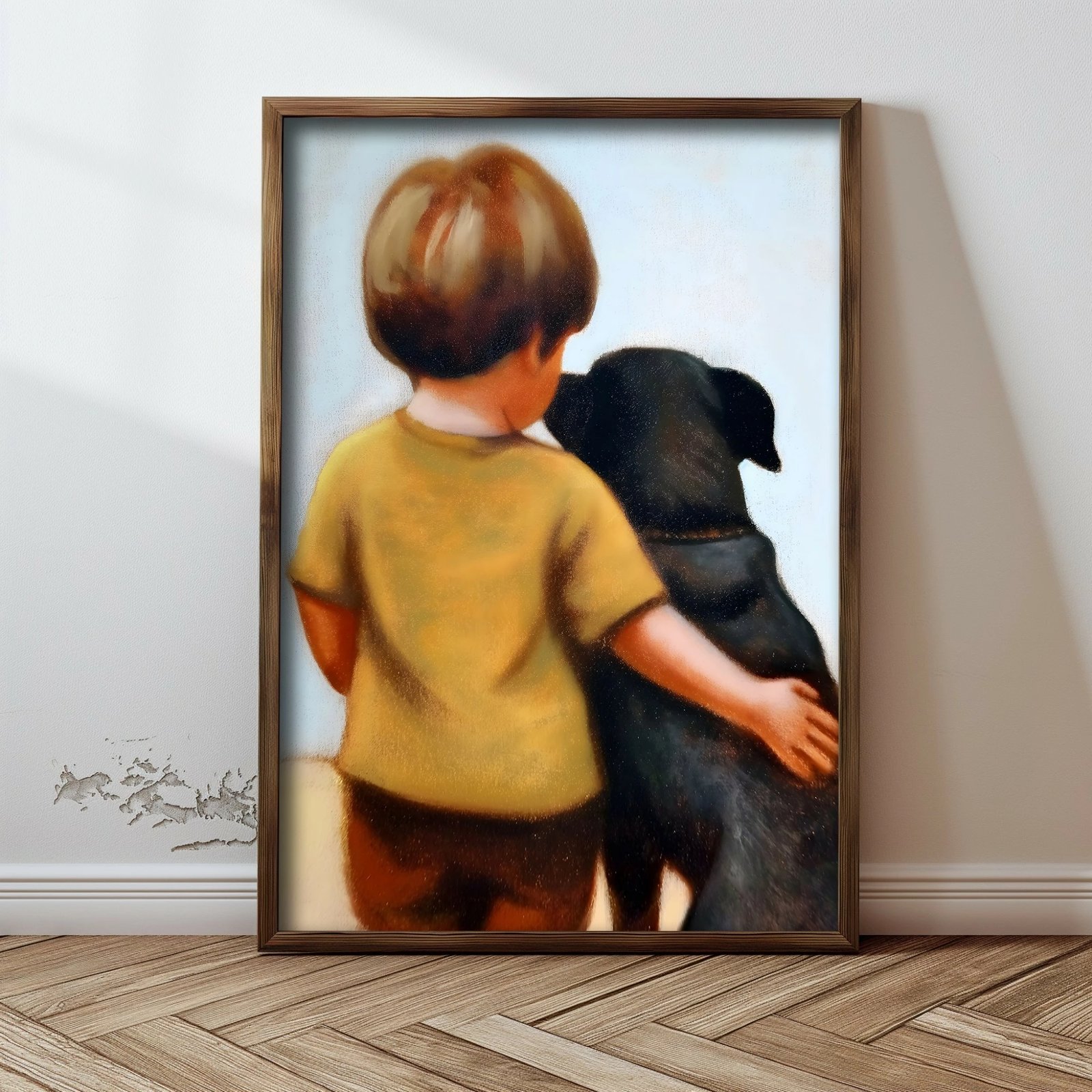 Pikturë dekorative me kornizë MDF, Wallity, GE224-L, shumëngjyrëshe