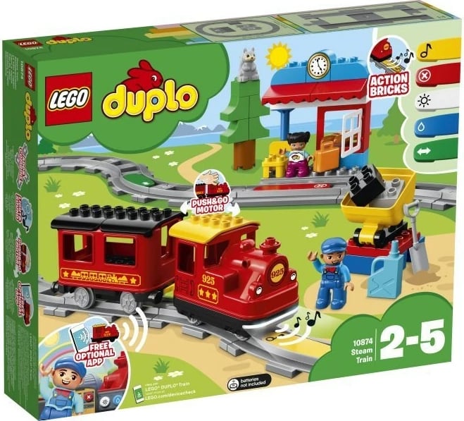 Lodër për fëmijë Lego Duplo Steam Train 