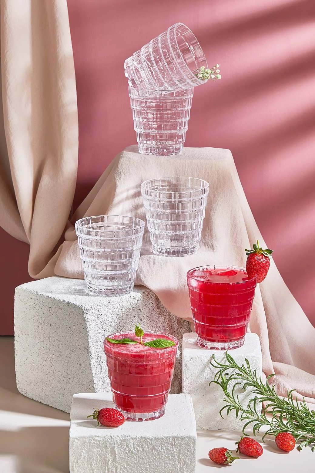 Set gotash prej qelqi, Hermia Luce, 6 copë Set gotash prej qelqi, Hermia Luce, 6 copë