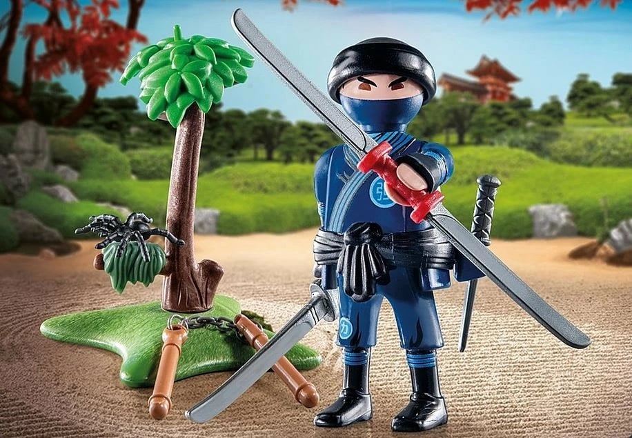 Figurë aksioni Playmobil Special Plus 71481 Ninja me armë, set 15 copë