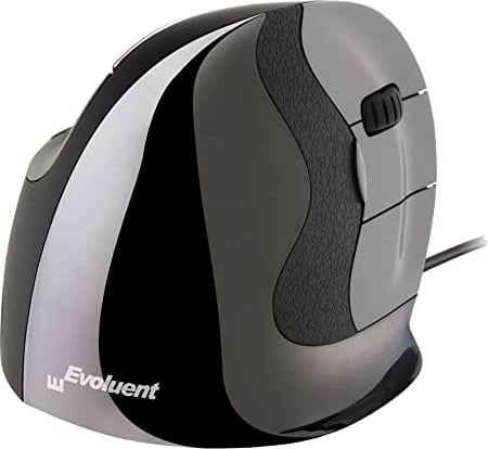Maus vertikal Evoluent VerticalMouse D Medium, lazer, USB, i zi/gri