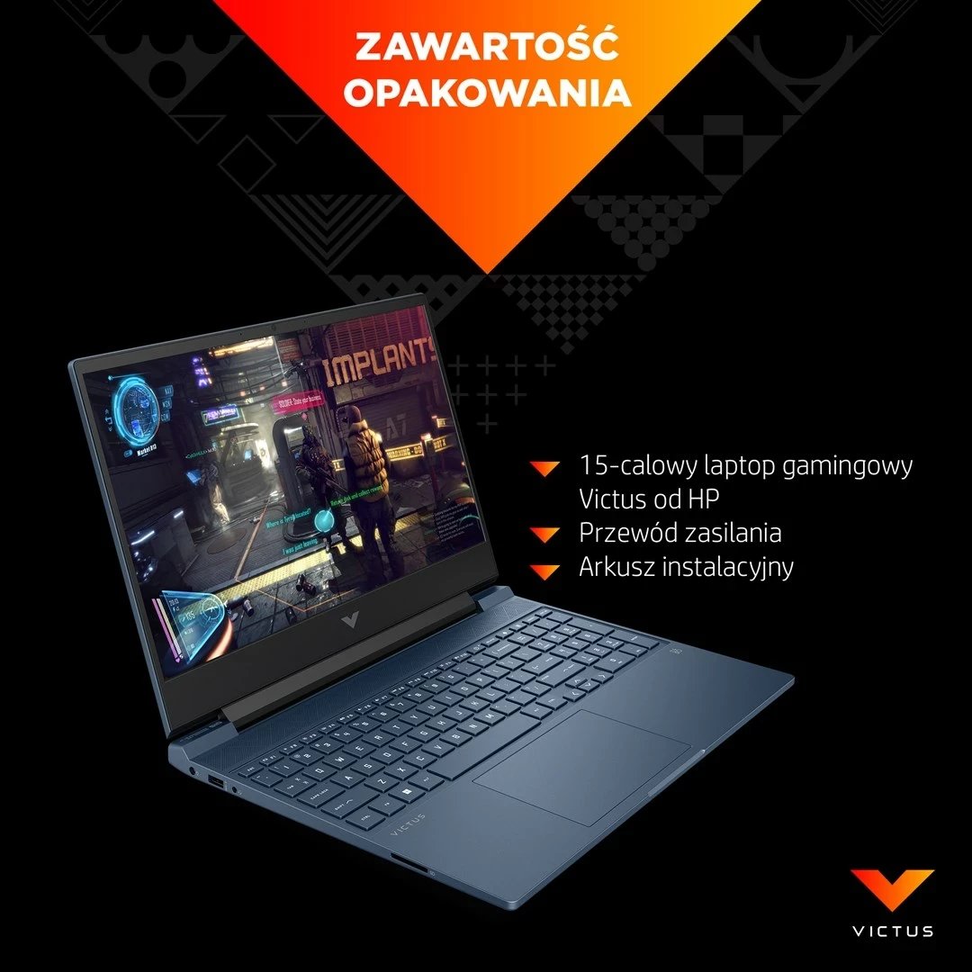 Laptop HP Victus 15-FB1013D, 15.6", AMD Ryzen 5, 16GB RAM, 512GB SSD, NVIDIA GeForce RTX 2050, hiri