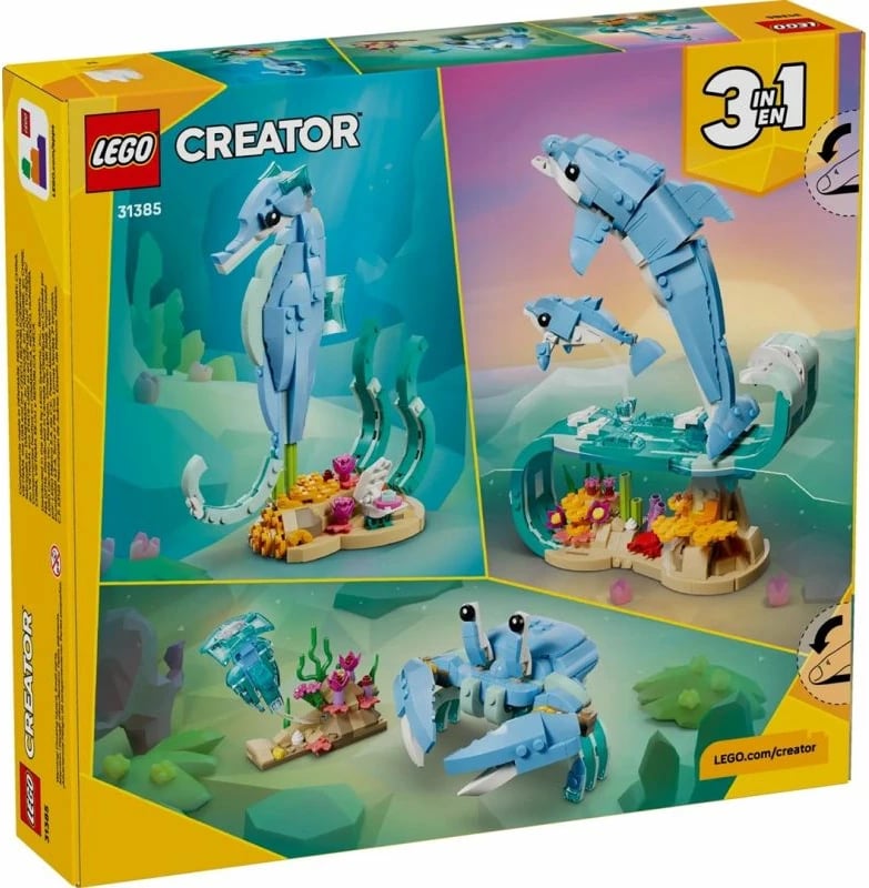 Lodra ndërtimi Lego për fëmijë, Sea Creatures