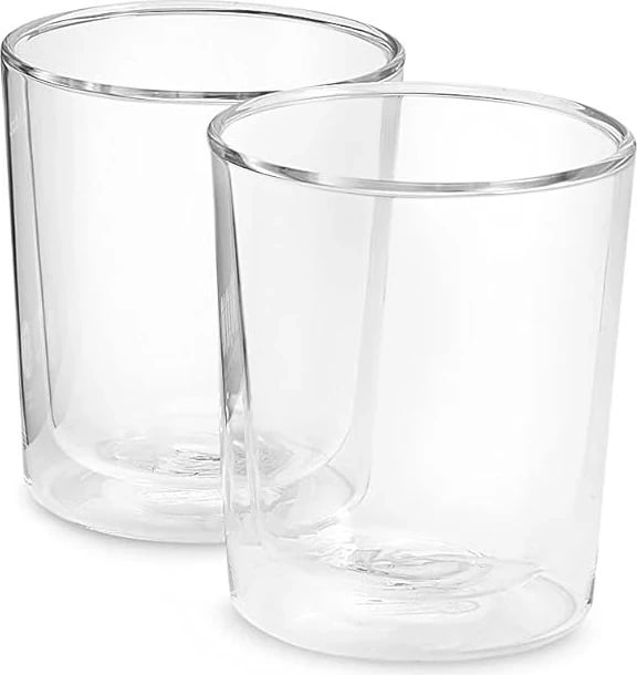 Set gotash termike DeLonghi DLSC318, 400 ml, 2 copë, transparent Set gotash termike DeLonghi DLSC318, 400 ml, 2 copë, transparent