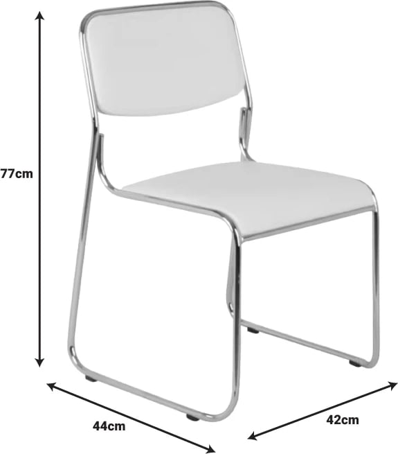 Karrige zyre për vizitorë Randin, e bardhë