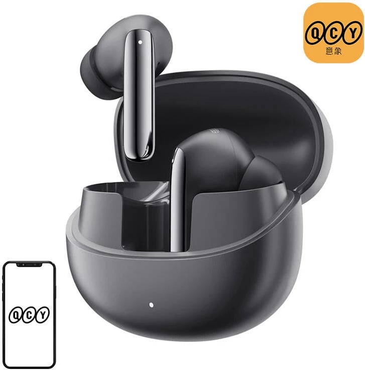 Kufje TWS QCY MeloBuds Pro HT08 me ANC, të zeza Kufje TWS QCY MeloBuds Pro HT08 me ANC, të zeza