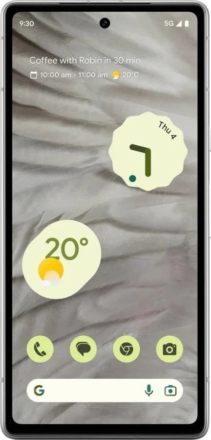 Celular Google Pixel 7a, 6.1", 8+128GB, 5G, i bardhë