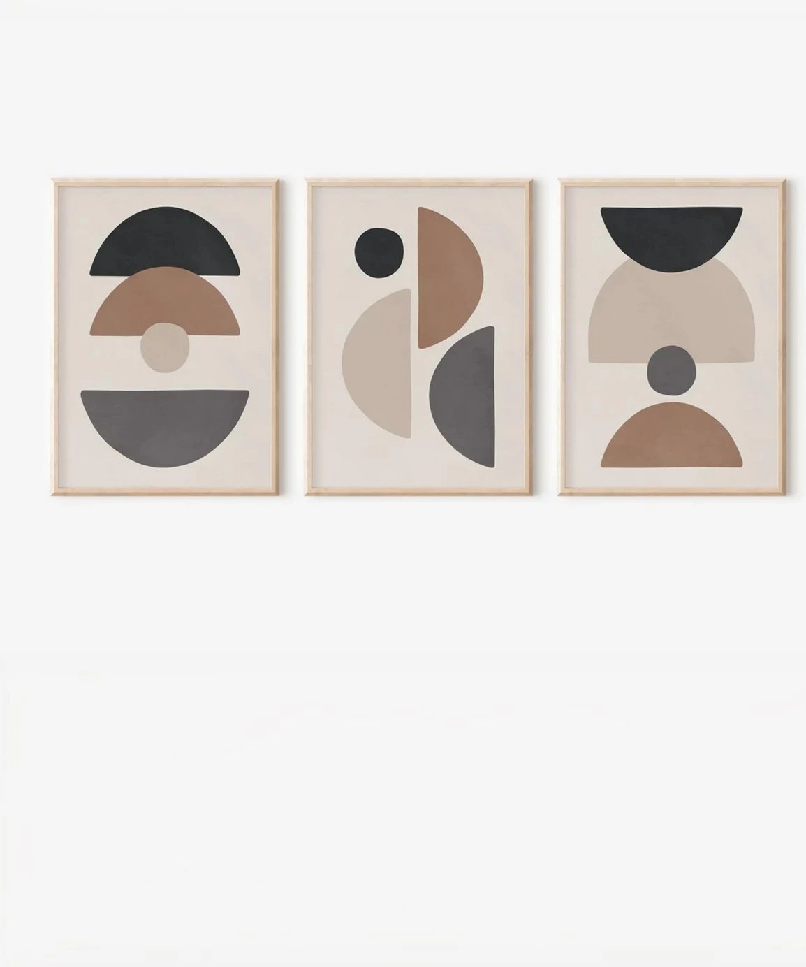 Pikturë dekorative me kornizë (3 copë), Wallity, 3Dartsohoset88