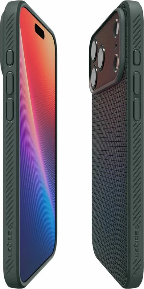Mbështjellës Spigen Liquid Air për iPhone 17 Pro, Gjelbër