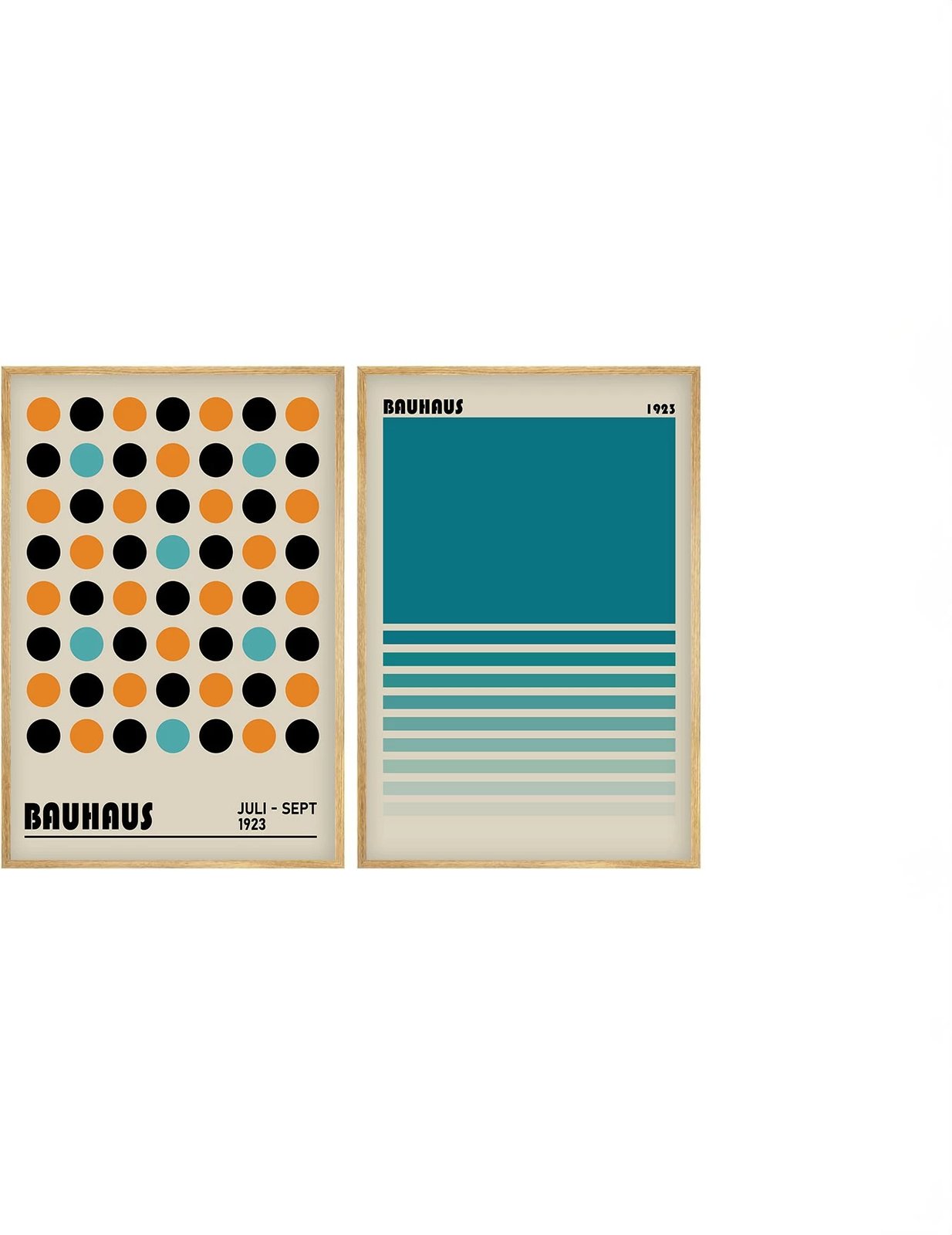 Set pikturash dekorative me kornizë, MDF, shumëngjyrëshe, Wallity, Huhu249, 30x40cm (2 copë)