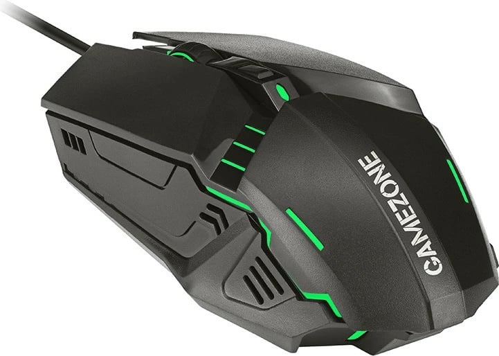 Set tastierë dhe Maus gaming, Tracer Boost TRAKLA47475, mekanike, me kabllo USB, ndriçim LED RGB, QWERTY English (US), maus 800–1600 DPI 6 butona, e zezë, set