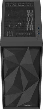 Kasë Natec Genesis Diaxid 605F, Midi Tower, ATX, USB-C, e zezë Kasë Natec Genesis Diaxid 605F, Midi Tower, ATX, USB-C, e zezë