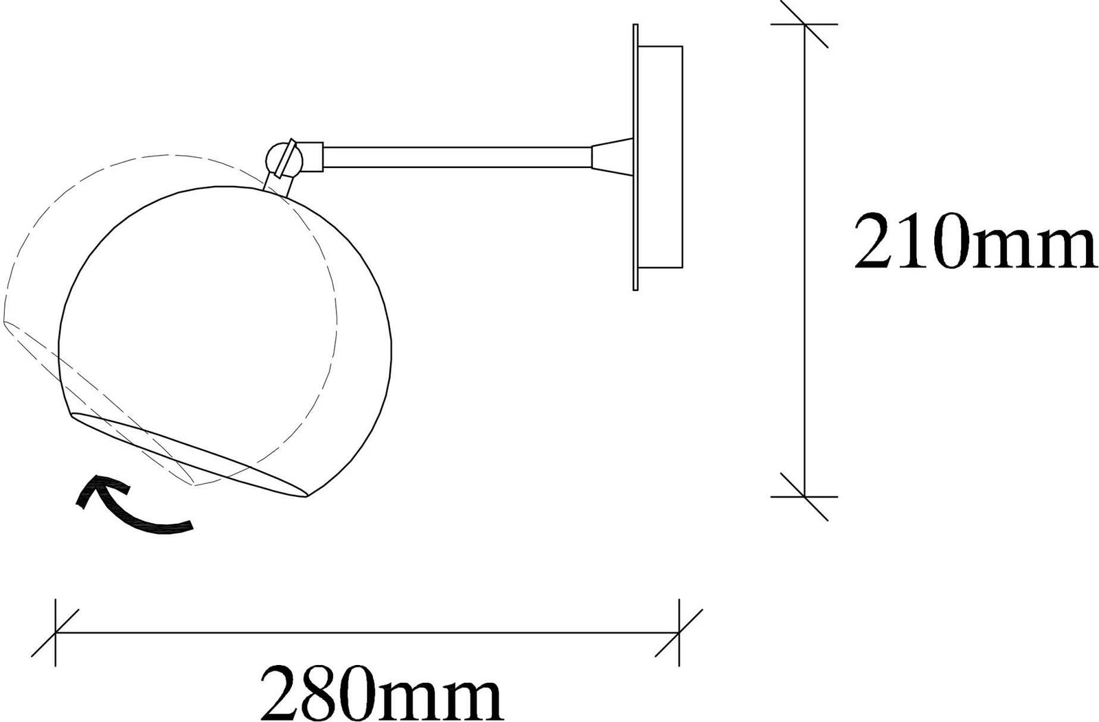 Llambë muri vintage, Opviq Sivani MR-708 Llambë muri vintage, Opviq Sivani MR-708