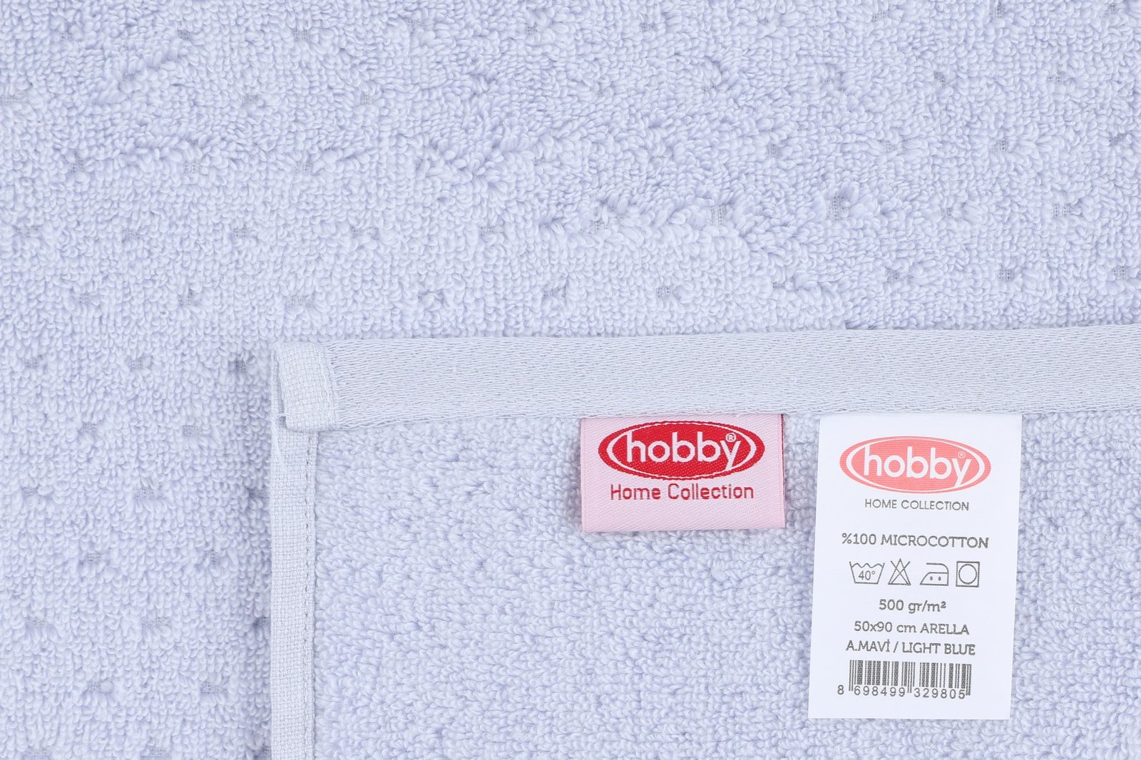 Set peshqirësh dore (2 copë), Mijolnir Arella, ngjyrë kaltër e çelët