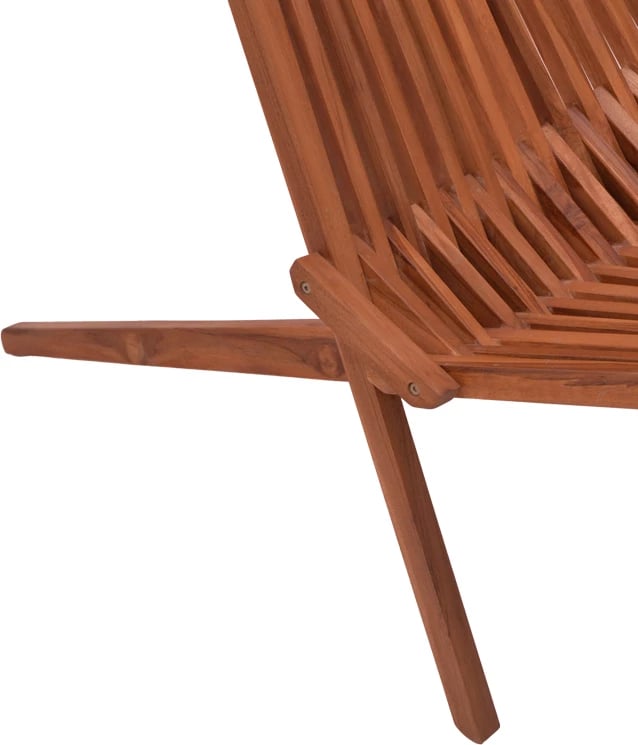 Shezlong palosës, dru tik natyral, 101x63x80cm