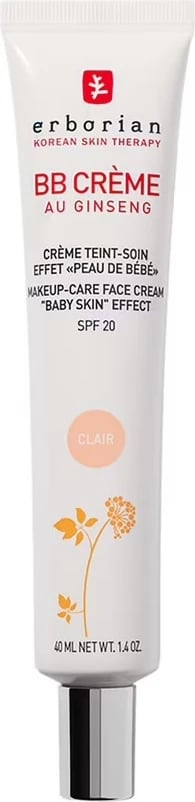 BB krem për fytyrë për femra Erborian Light Face Cream Clair 40ml
