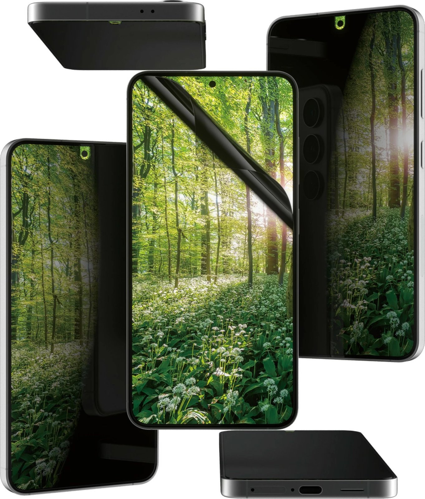 Mbrojtës ekrani PanzerGlass ECO MATRIX 4-way për Galaxy S25, transparent